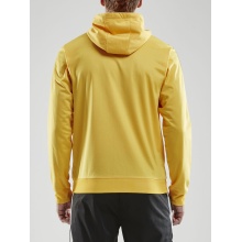 Craft Hoodie Fullzip Pro Control yellow/black Men